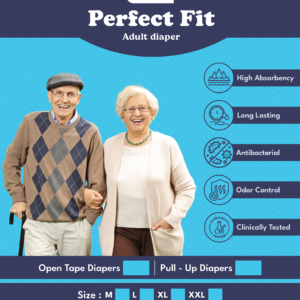 PERFECT FIT Adult Diaper 10/20/30/40 Pcs