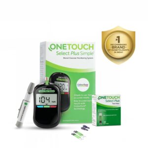 Glucometer (10 Test Strips+10 Sterile Lancets+1 Lancing device)